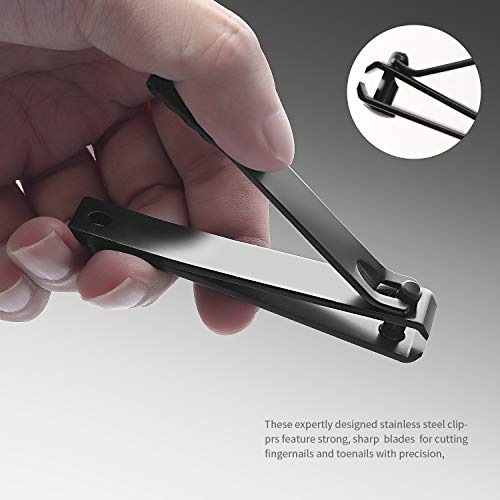 MILEILUOYUE Stainless Steel Nail Clipper Set - 4 Pieces