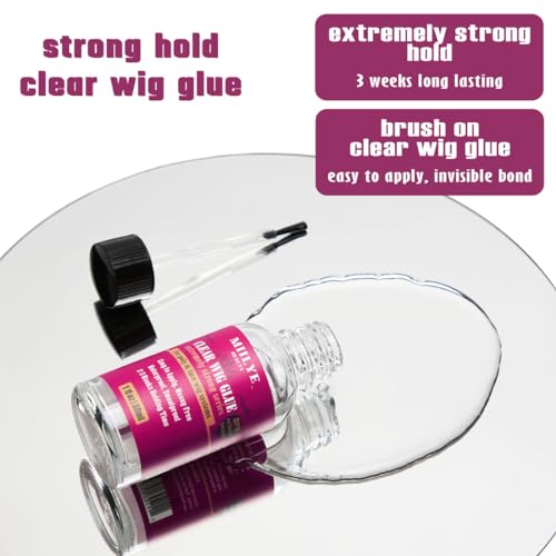 MIILYE BEAUTY Waterproof Clear Wig Bond Glue with Remover Set