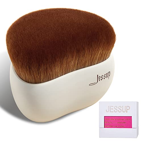 Jessup Large Kabuki Foundation Brush - Ultra-Dense Streak-Free Makeup Buffer