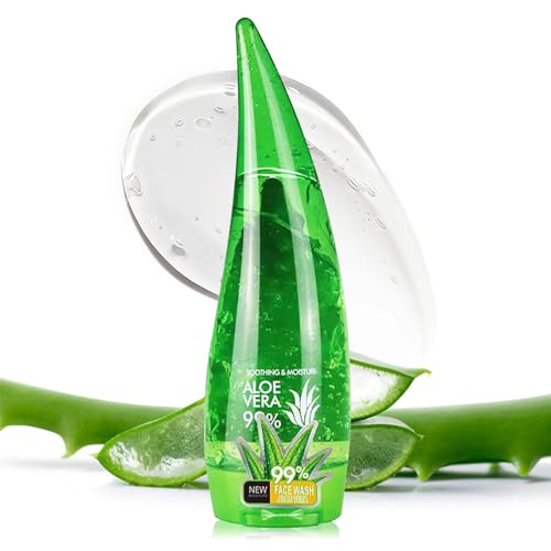 WENJLYJ 99% Organic Aloe Vera Gel - After Sun & Skin Moisturizer (Variation L) 260ml