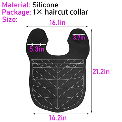 XDONEF Waterproof Hair Cutting Guide Collar & Mat for Stylists
