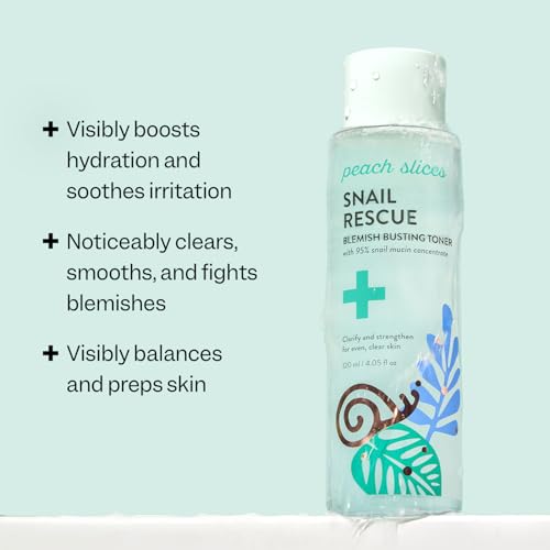 Snail Mucin Toner for Clear Skin - Hydrating Korean Beauty, 4.05 oz