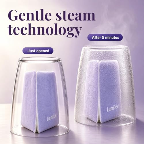 LumiDew Self-Heating Steam Eye Mask - Variety Pack (16 Count) for Dry Eyes