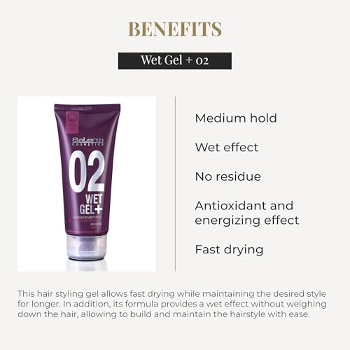 SALERM Pro Line Wet Hair Styling Gel with Caffeine - 200ml