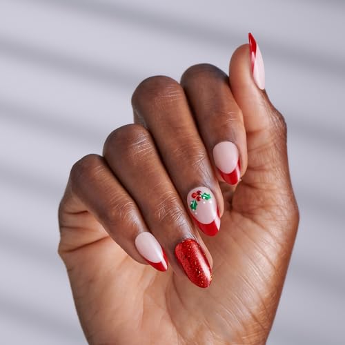 imPRESS Press-On Nails Holiday Gift Set, 3-Pack, 90 Nails with Adhesive