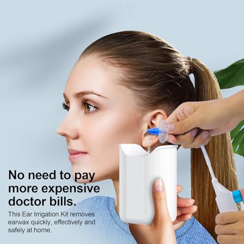 Ear Wax Removal Kit with Ear Tips, Basin & Irrigation System - Safe Ear Cleaning