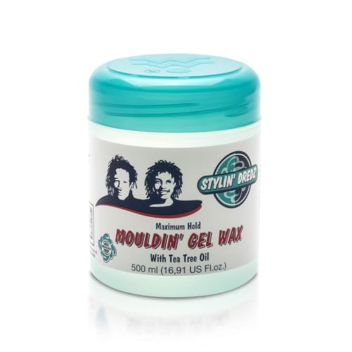 Stylin Dredz Mouldin' Gel Wax with Tea Tree Oil - 16.91 fl oz