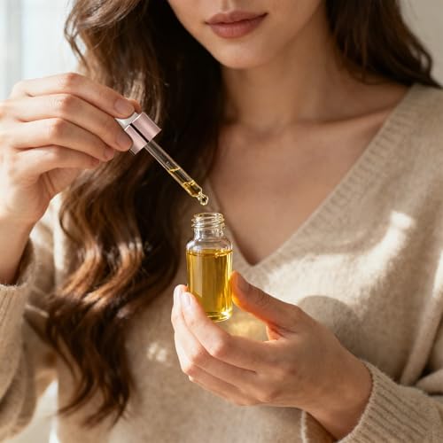 8-Pack Rose Gold Essential Oil Dropper Bottles - Mini Glass Vials (2ml, 3ml, 4ml, 5ml)
