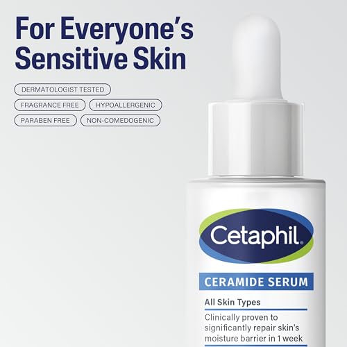 Cetaphil Ceramide Serum for Sensitive Skin - 1 fl oz Hydrating Repair