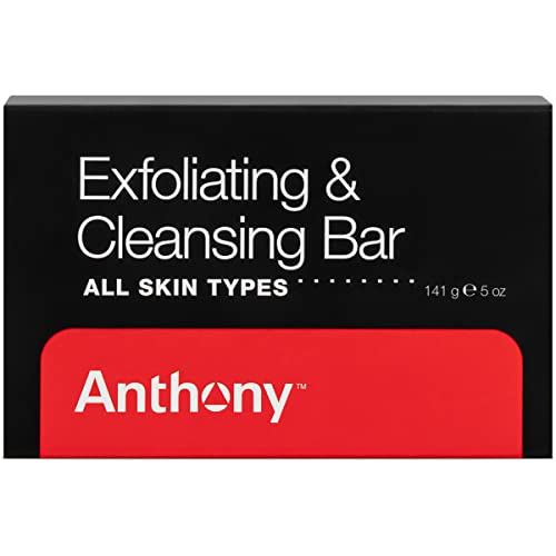 Anthony Men's Exfoliating Soap Bar with Grapefruit & Moisturizing Oils - 5 Oz, Pack of 1