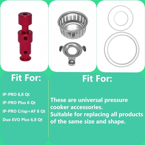 Instant Pot Pro 60 & Duo Evo Plus 6 Qt Replacement Sealing Ring Set