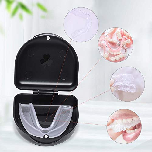 Orthodontic Retainer Case Set of 2 - Portable & Easy to Clean