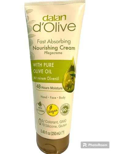 Dalan D’olive Hand and Body Cream with Pure Olive Oil 250ml (8.45 fl oz) – Variation: THIS listing 1