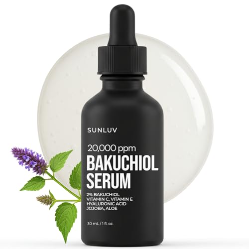 Bakuchiol Serum 2% with Hyaluronic Acid & Vitamin C - Vegan Anti-Aging Face Treatment