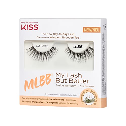 KISS My Lash But Better False Eyelashes - Everyday Volume, Style 'No Filters'