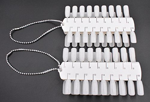 Art&Beauty Nail Tips Practice Display Palette Set for Nail Art & Color Testing