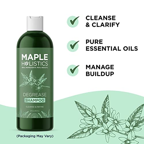 Maple Holistics Oily Hair Shampoo and Tea Tree Conditioner Set - 8oz