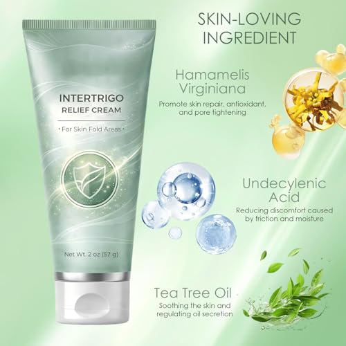 Intertrigo Relief Cream - Fast-Drying Skin Fold Care (2PCS)