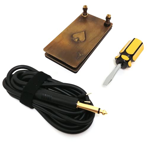 Hildbrandt Solid Brass Ace of Spades Tattoo Foot Pedal Switch