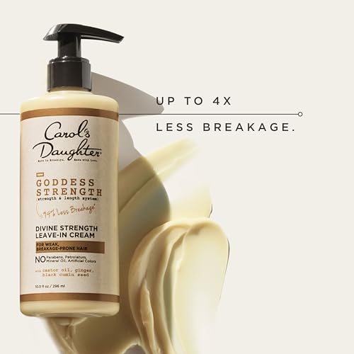 Carol's Daughter Goddess Strength Leave In Conditioner Cream, 10 oz - Strengthens Curly Hair