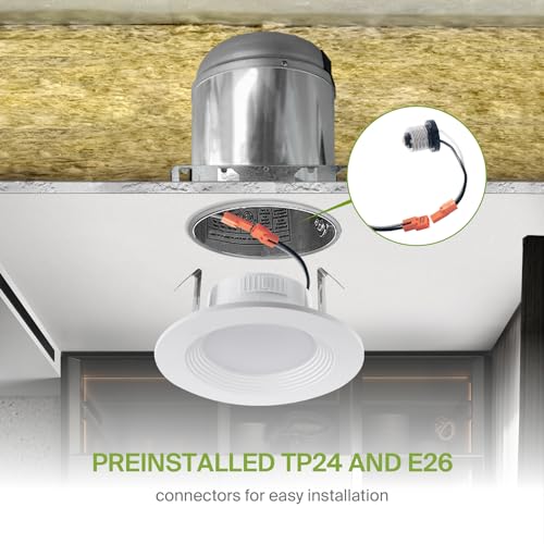 ASD 4 Inch Dimmable LED Recessed Light - 9W, 2700K-5000K, Wet Rated