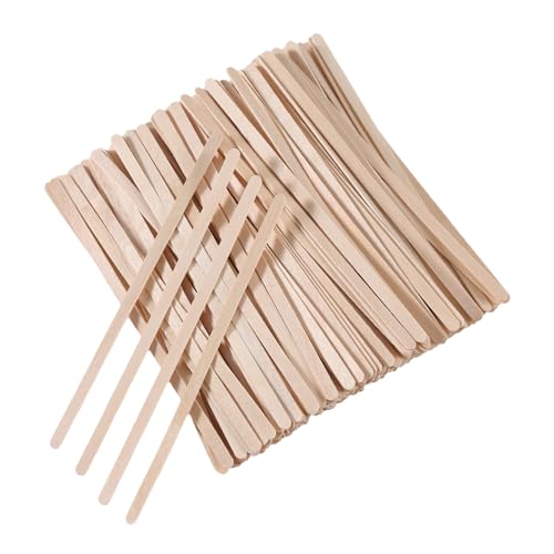 300pcs Birch Wood Coffee Stirrers & Wax Applicator Sticks