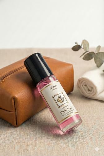 Pristine Pink PSY Roll-On Fragrance Body Oil, 30ml - Alcohol-Free Perfume