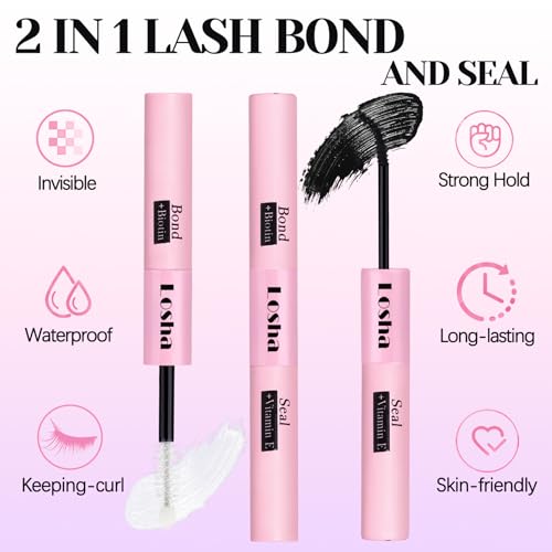 Losha Lash Bond and Seal 2 in 1 Glue for DIY Eyelash Extensions