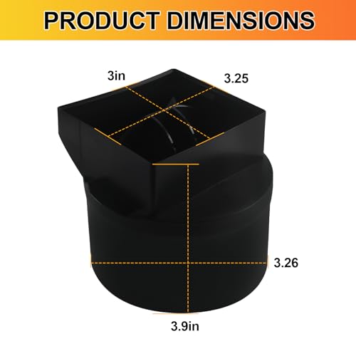 4-Inch Damper Duct Connector for Broan Nutone Ventilation Fans