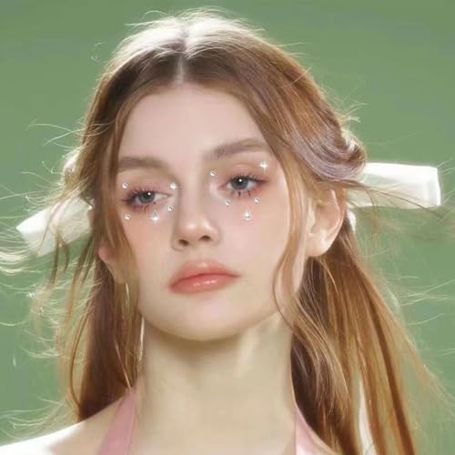 Face Gems & Rhinestones for Festival Makeup - Self-Adhesive Jewels