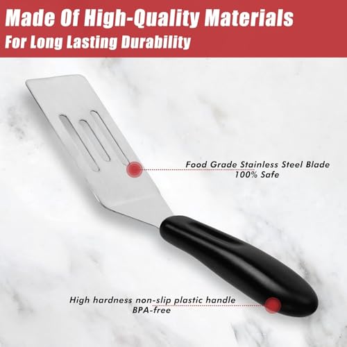 Pampered Chef Mini Serving Spatula - 3 in 1 Stainless Steel Turner & Cutter
