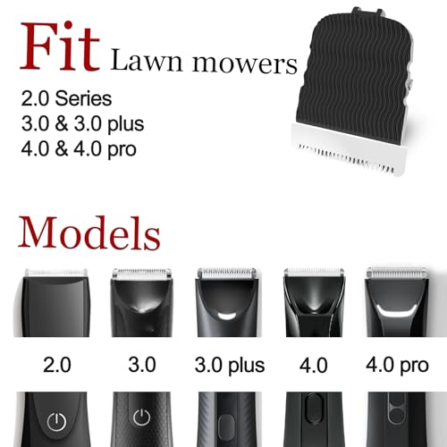 Pack of 3 Replacement Blade Heads for Series 2.0 3.0 4.0 Trimmers with Skin Guard