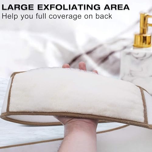 50 Inch Natural Loofah Back Scrubber for Exfoliating & Shower Spa