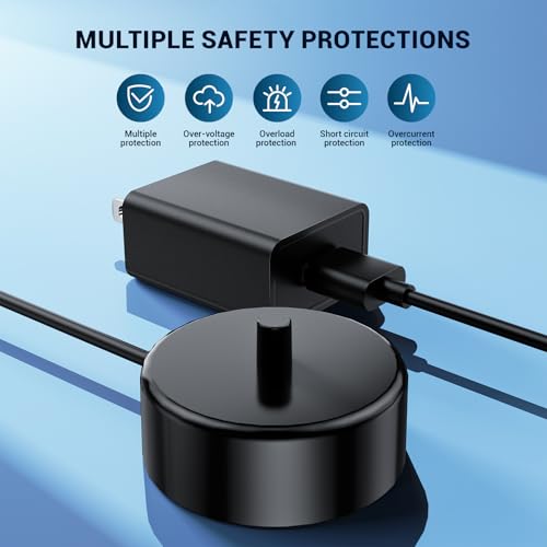 Black Replacement Charger Base for Philips Sonicare 4100 Toothbrush