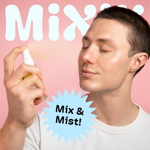MIXIK Jelly Toner Spray for Face - Full Size Unscented Hydrating Facial Mist with Rose Water & Avocado Oil (80ml)