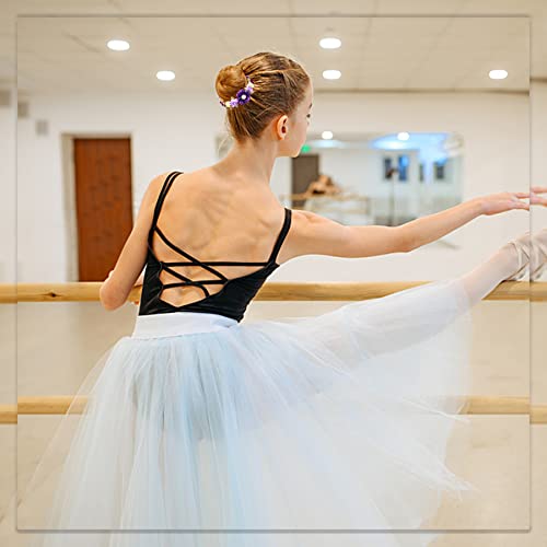 Ballet Bun Wrap Flowers - 6pcs Hair Accessories for Dancers (BLE)
