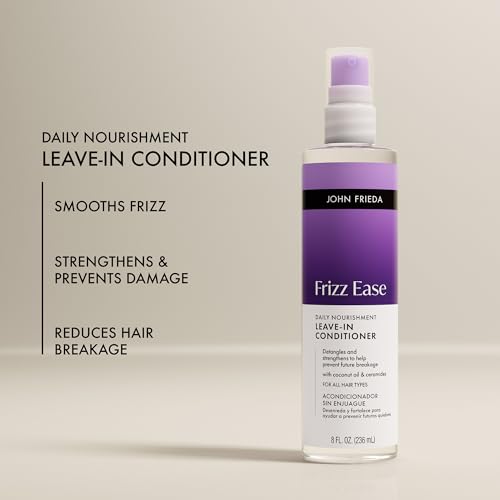 John Frieda Frizz Ease Leave-In Conditioner - New Packaging, 8 fl oz, 2 pk | Frizz Control & Detangling