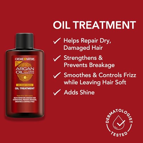 Creme of Nature Argan Oil Treatment for Hair, 3 fl oz