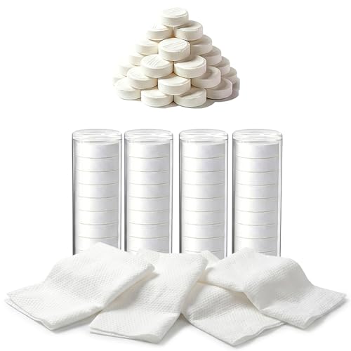 MEIBK Disposable Face Towels - Portable Compressed Towels (80 PCS)
