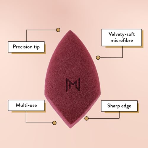 NATASHA MOOR Warrior Makeup Blender - Velvety Microfiber Beauty Sponge for Flawless Application