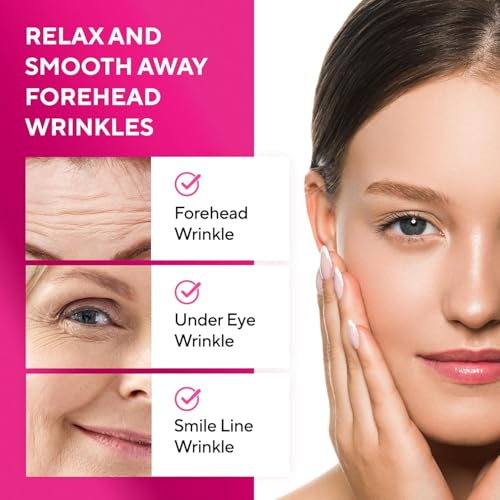 SILKDERMIS Red Silicone Face & Forehead Wrinkle Patches - 1 Count