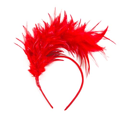 Vintage Feather Headband for Tea Party & Wedding Events