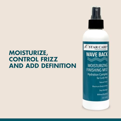 STAR CARE Lightweight Curl Enhancing Mist for Frizz Control, 8oz