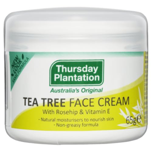 Thursday Plantation Tea Tree Face Cream with Rosehip & Vitamin E - 65g
