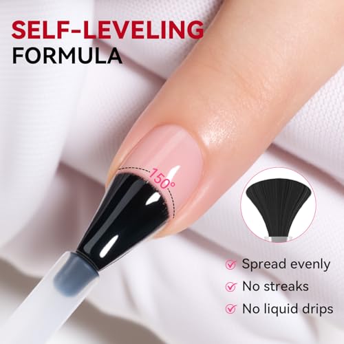 Makartt Gel Base Coat 15ml Upgraded Formula – Clear Base Coat