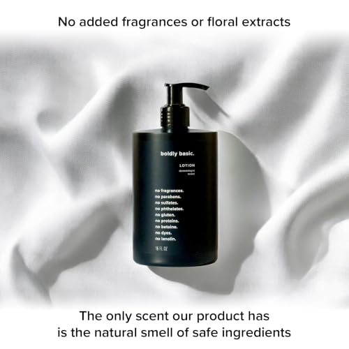Boldly Basic Fragrance Free Lotion - Unscented Moisturizer 16 oz Pack of 1