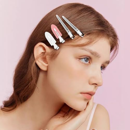 34 Alligator Hair Clips & 6 No Crease Hair Clips Set