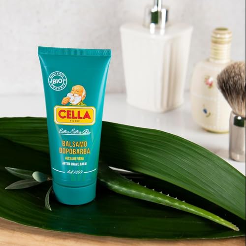 Cella Milano Aloe Vera Aftershave Balm - Soothing Alcohol-Free Lotion