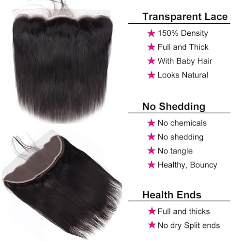 10 Inch 13x4 Lace Frontal Closure Straight Human Hair