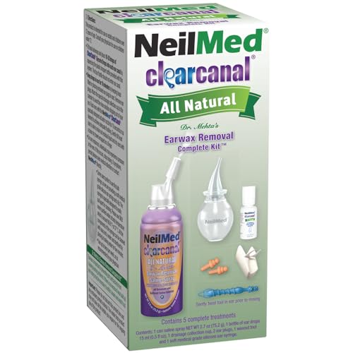 NeilMed Clearcanal Ear Wax Removal Kit - Natural 75mL